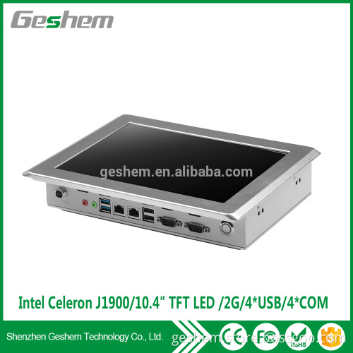 2017 Latest wireless design 10.4'' fanless pc PPC-GS1051HT idustrial touch screen panel pc